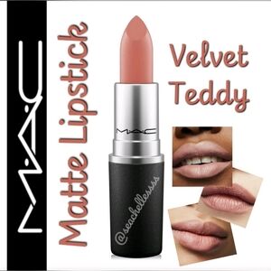Velvet Teddy Matte Lipstick Mac Cosmetics Brand New in Box Authentic Full Size